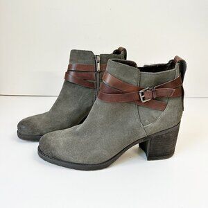 Sam Edelman Shoes Hannah Suede Boots Moto Chelsea Ankle Booties
